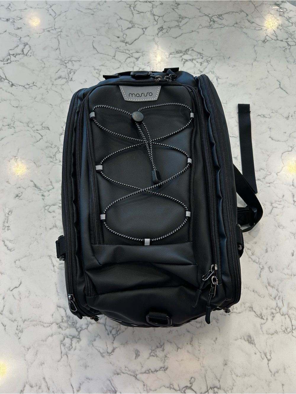 Mosiso Black Travel Bag‎ Backpack